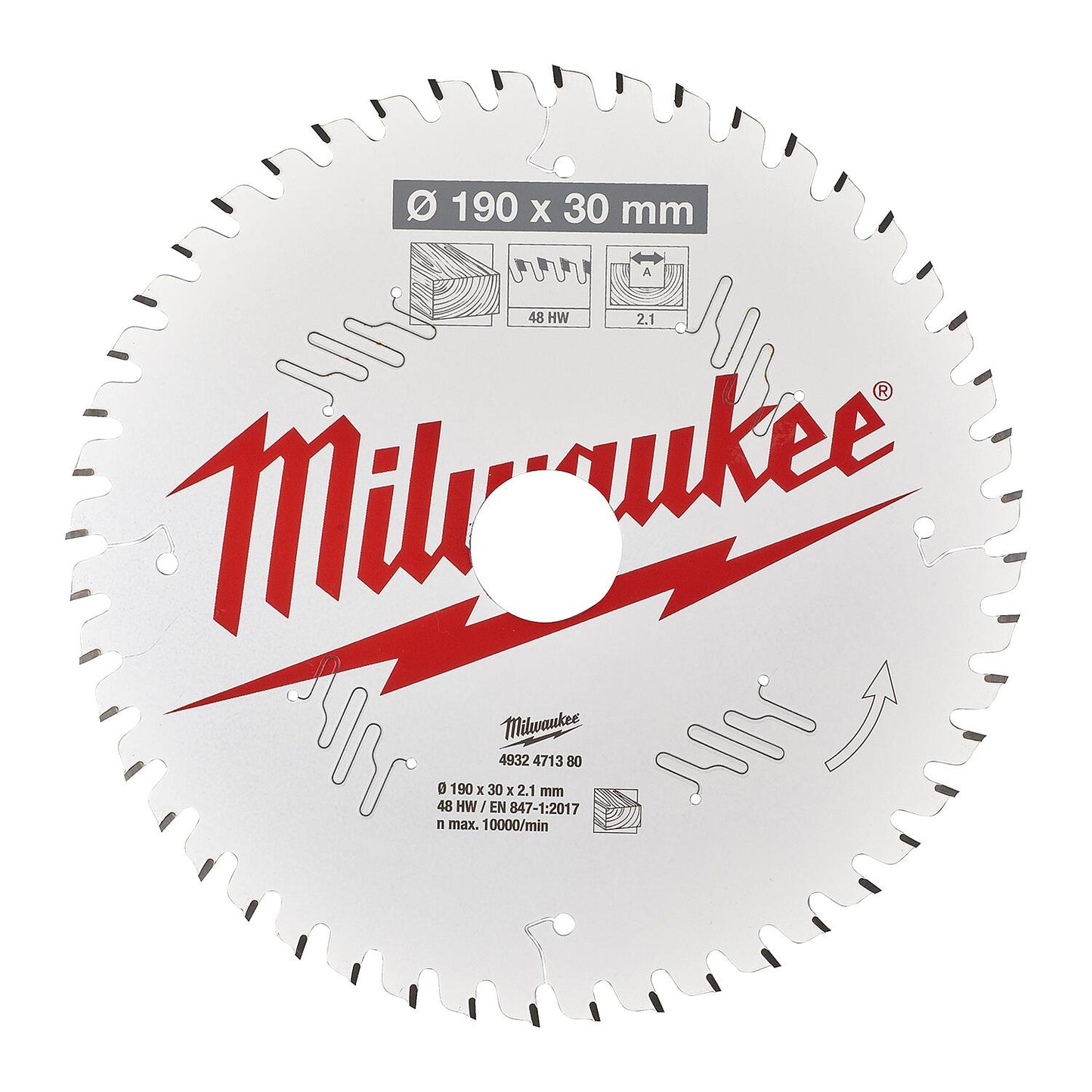 Lame de scie circulaire Milwaukee 165 x 1,6 x 20, 24 dents