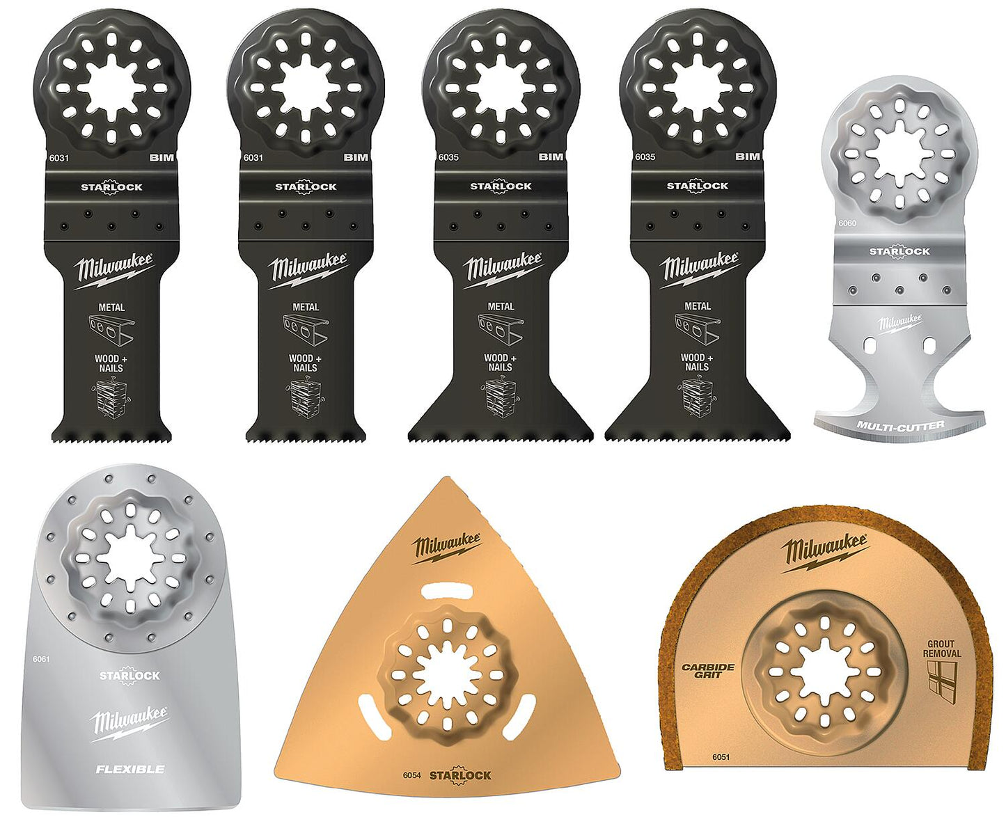 Renovierung-Set Milwaukee, Starlock 8-teilig