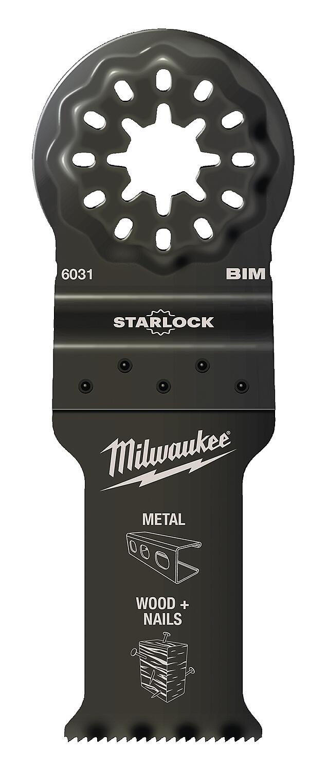 Tauchsägeblatt Milwaukee Bi-Metall, Starlock, 43 x 47 mm