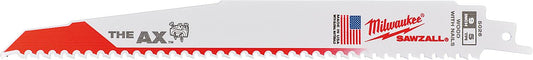 Säbelsägeblatt Milwaukee Heavy-Duty AX™, Länge 230 mm, VPE 1 Stück, für Holz mit Nägel