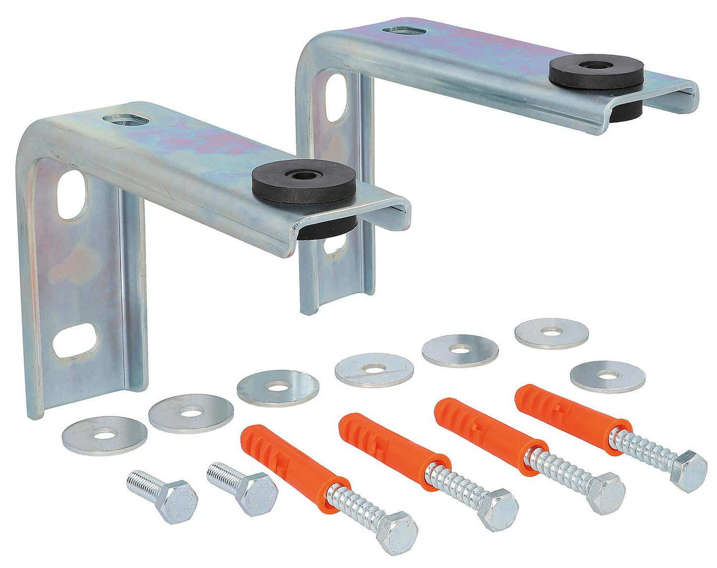 WS wall mounting universal type L-HV 100-150 galvanised incl. mounting material 1 pair