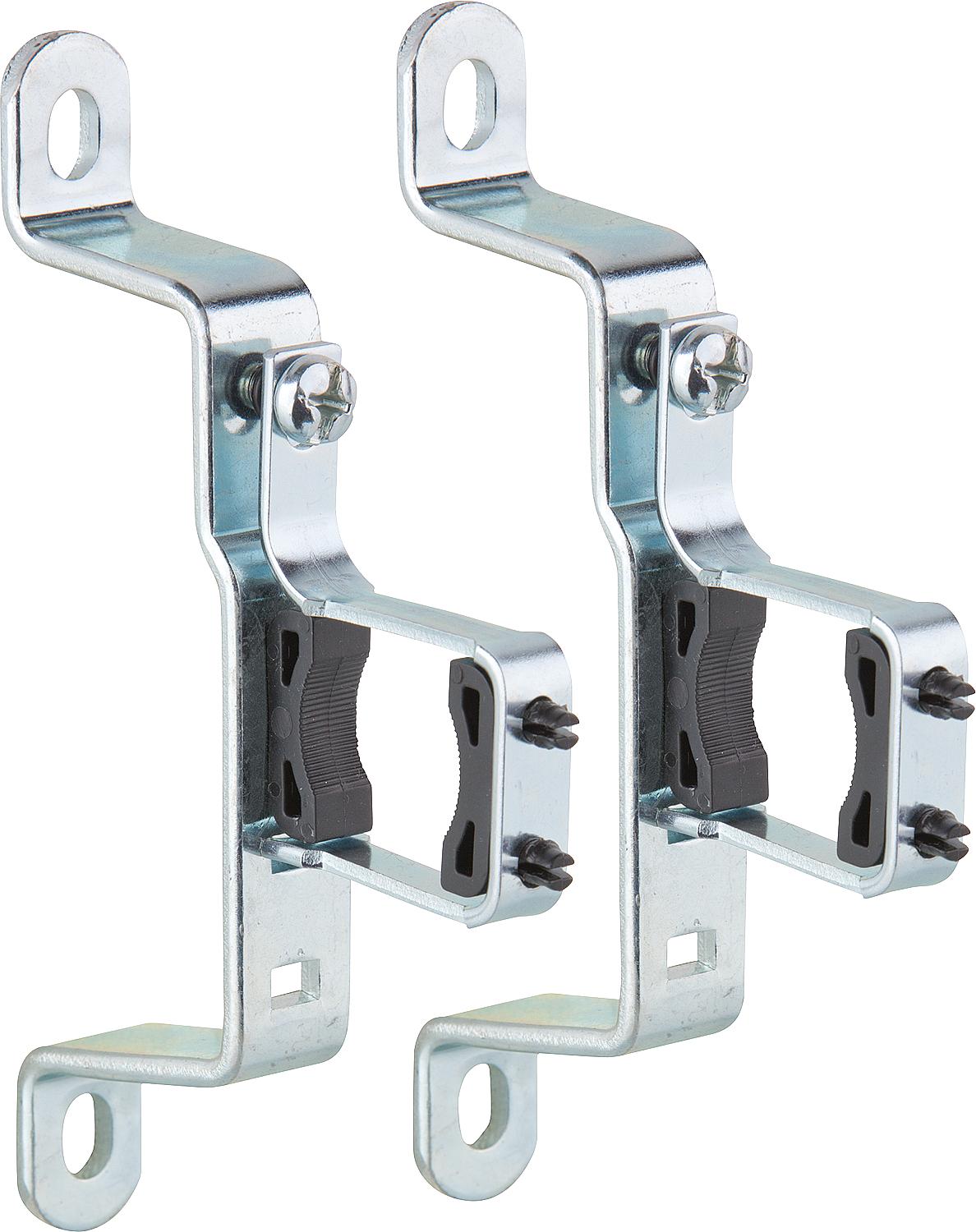 Single wall mounting set with sound-absorbing insert, wall clearance for distribution manifold 1", pack size: 2