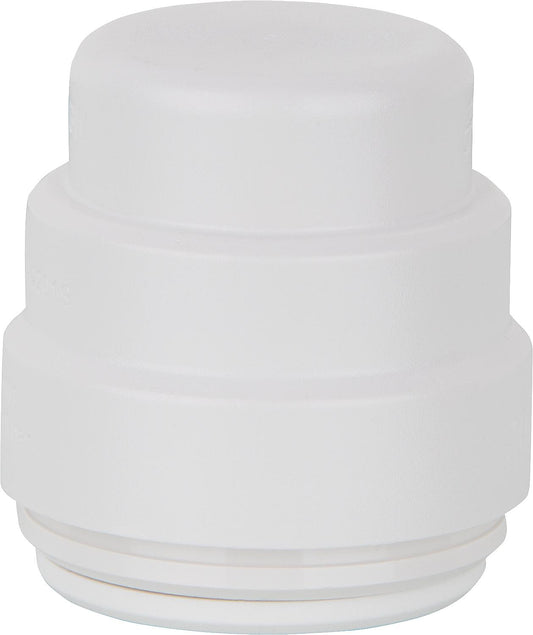 End cap 15mm for plastic and copper pipes