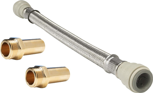 Long pressure testing set for surface-mounted fittings and instantaneous water heaters