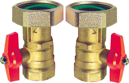 PAW ball valves DN 1" female thread, set of 2 !!! old version !!!