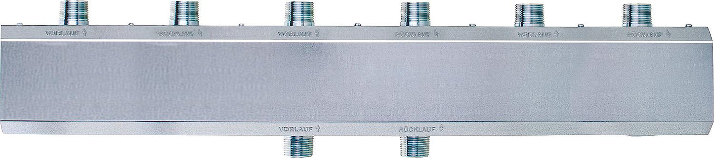 WS boiler distributor type HV 70-2 2 heating groups, incl. insulation 1", steel welded.