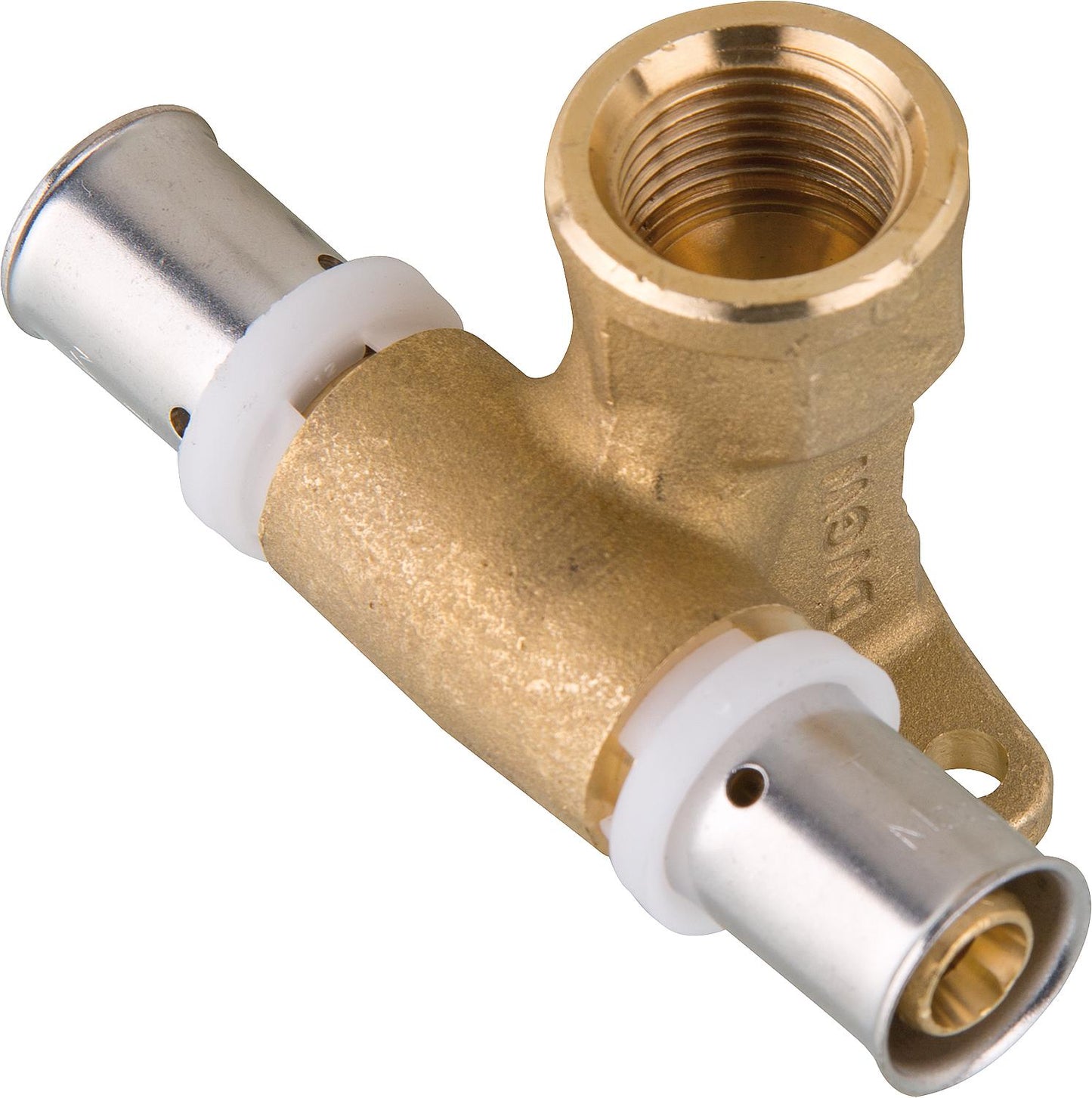 Press fitting for MSVR TH contour wall angle double 16x2 - 1/2" - 16x2