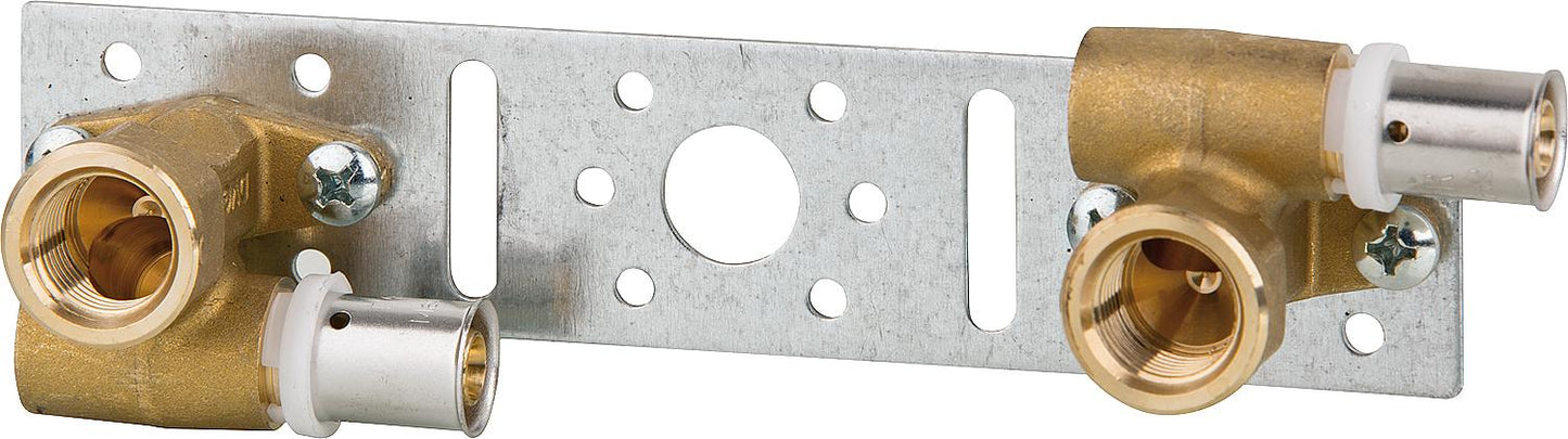Press fitting for MSVR TH contour mounting plate 16x2 - 1/2" - 16x2