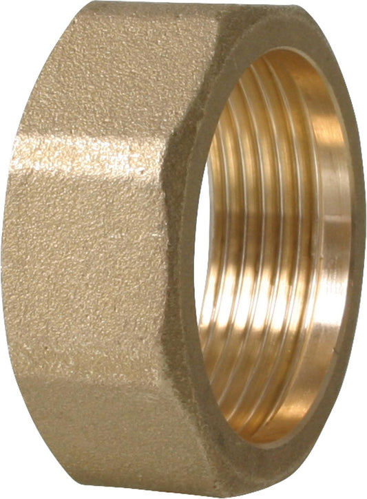 Verschraubungsset 1" Messing vernickelt Überwurfmutter 11/2" Dichtung