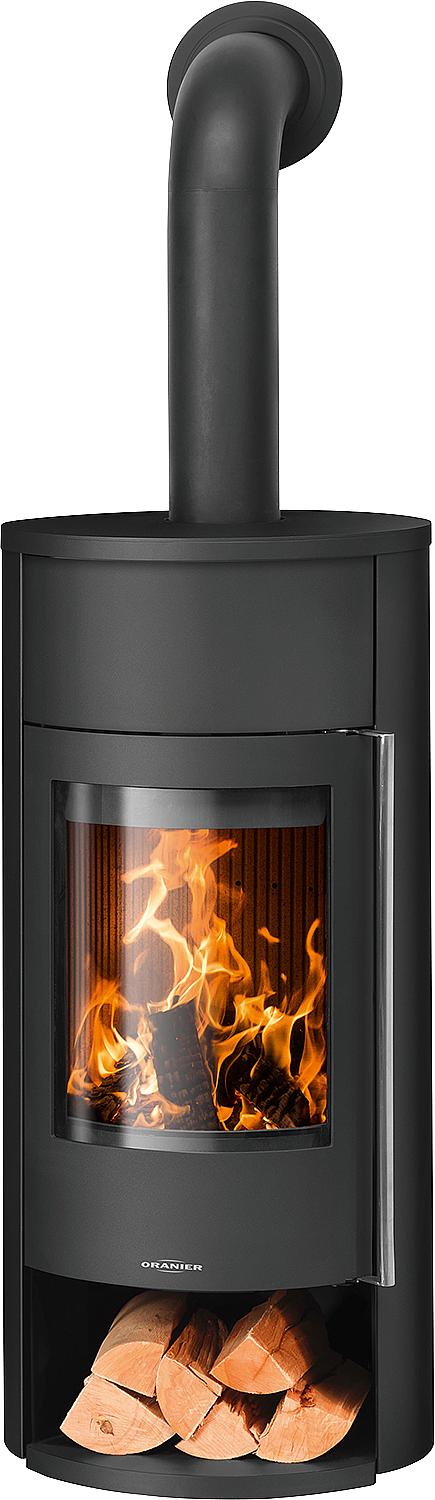 Poêle à bois Polar Neo Aqua avec double enveloppe d'eau, 10 kW