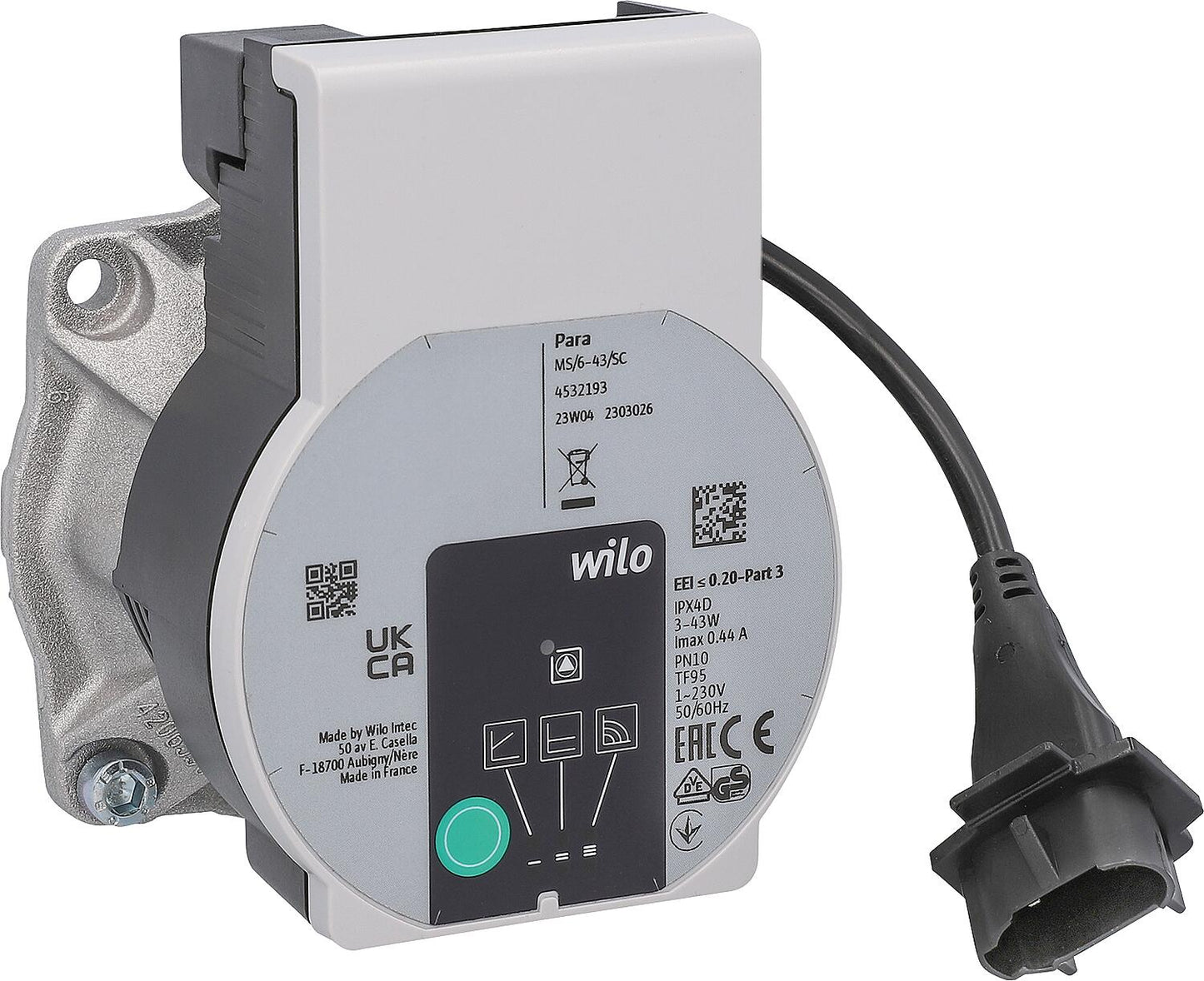 Replacement pump for Laddomat Wilo Para 25/7.5, suitable for Laddomat 21, 21-100