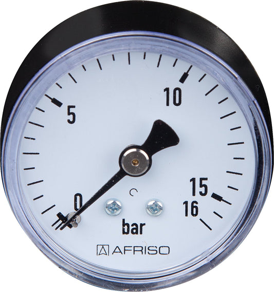 Rohrfeder-Manometer ø 50 mm, DN 8 (1/4") axial