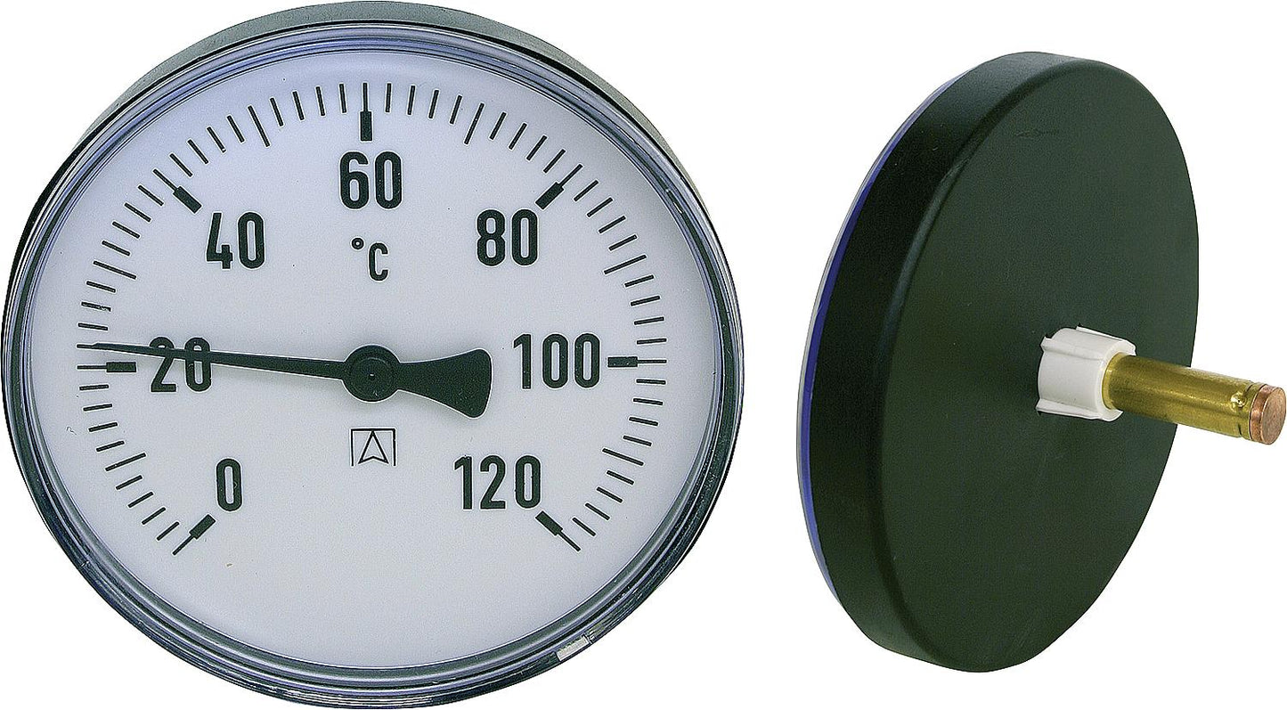 Bimetall-Zeigerthermometer DN 15 (½“)