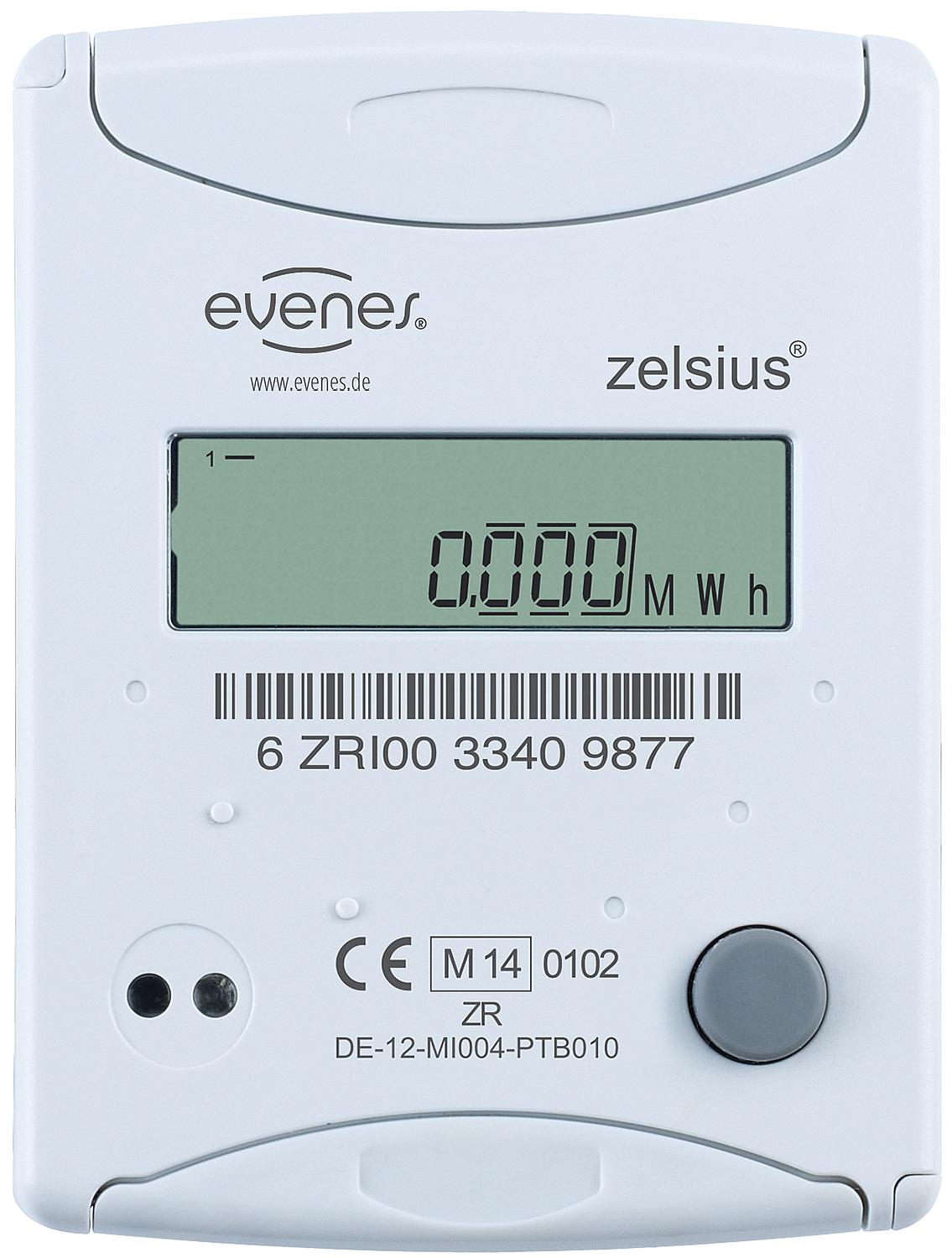 Evenes C5-M60 capsule exchange heat meter for Minol, M60x1.5, flow rate 0.6m³/h, incl. calibration fee