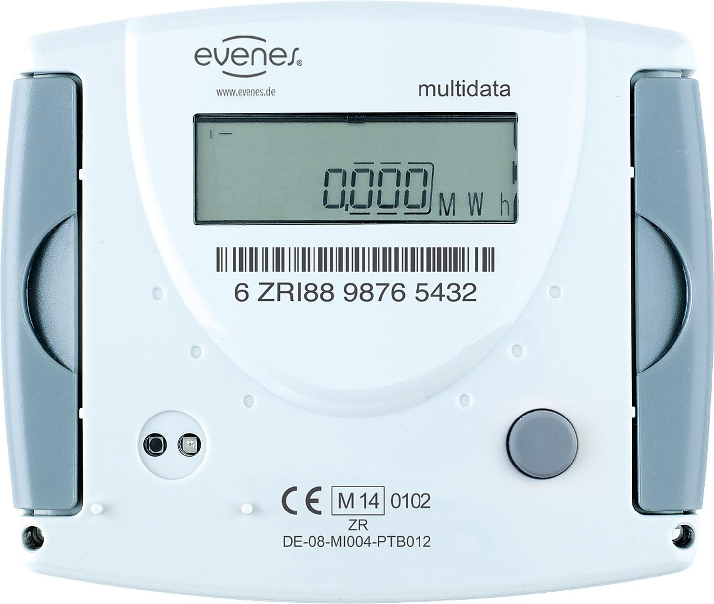 Evenes split heat meter, flow rate 3.5 m³/h, 1 1/4" x 150 mm downpipe, incl. calibration fee