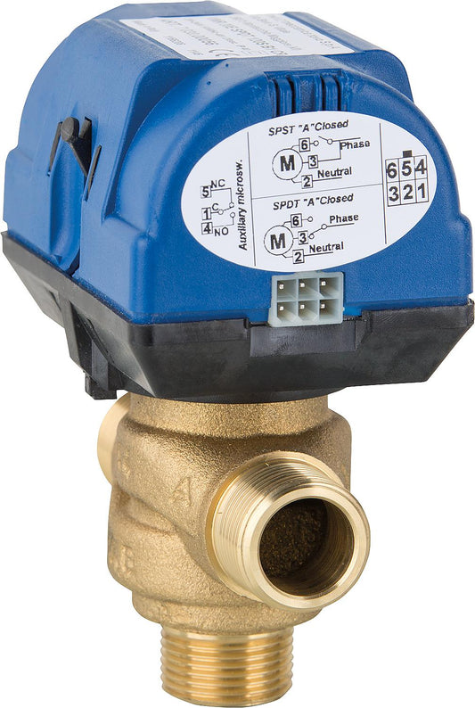 Dreiwegeventil mit Stellmotor Typ MUT - VMR, passend für GIAVA, MADEIRA Nr. 47