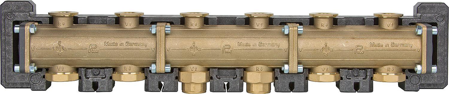 Modular distributor 2-way DN32 for 2-3 heating groups DN32 (1 1/4")