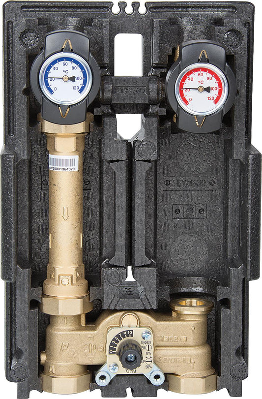 Heating circuit set K34 Heat Bloc DN25(1"), 3-way mixer, bypass 0-50%, without pump