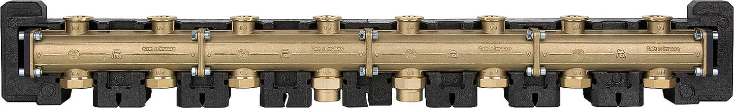 Modular distributor DN25(1") 2-way, up to 3 heating circuits can be connected