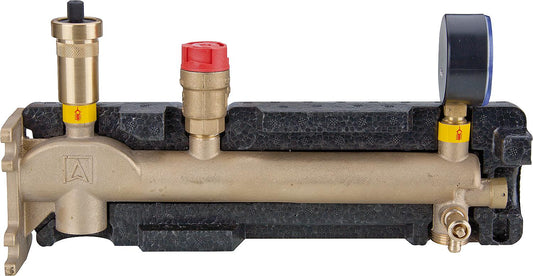 Gefässanschlussgruppe 3/4" GAK mit Kappenventil u.Isol.