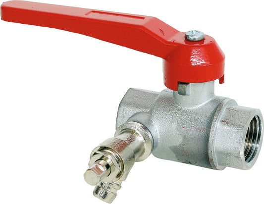 Kugelhahn IG x IG, mit Entleerung DN 8 (1/4")