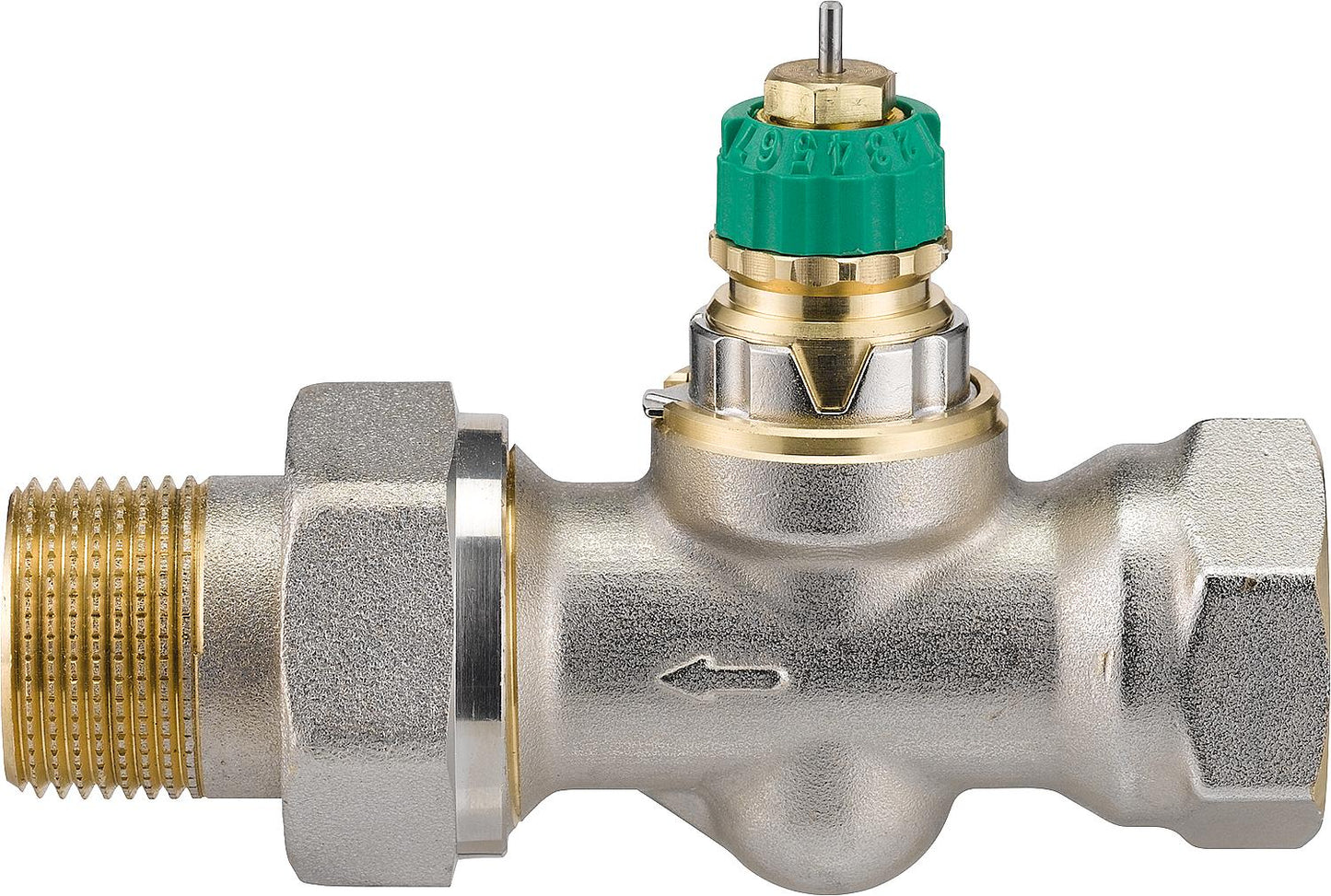 Corps de vanne thermostatique Danfoss Dynamic Valve RA-DV, DN10 (3/8"), passage direct