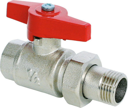 Vanne à bille IG x AG, avec poignée à ailettes