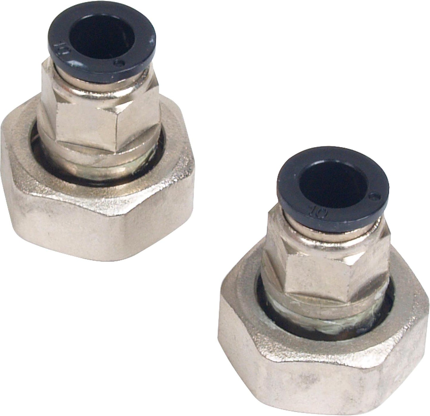 EVENES Slim connection fitting, 10 x 1.3 mm, two push-in connections, pack of 2.