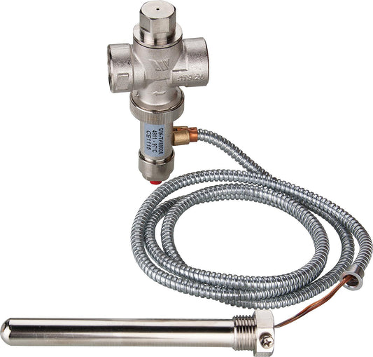 Thermische Ablaufsicherung DN20(3/4"), Kapilarohrlänge 1,30 m