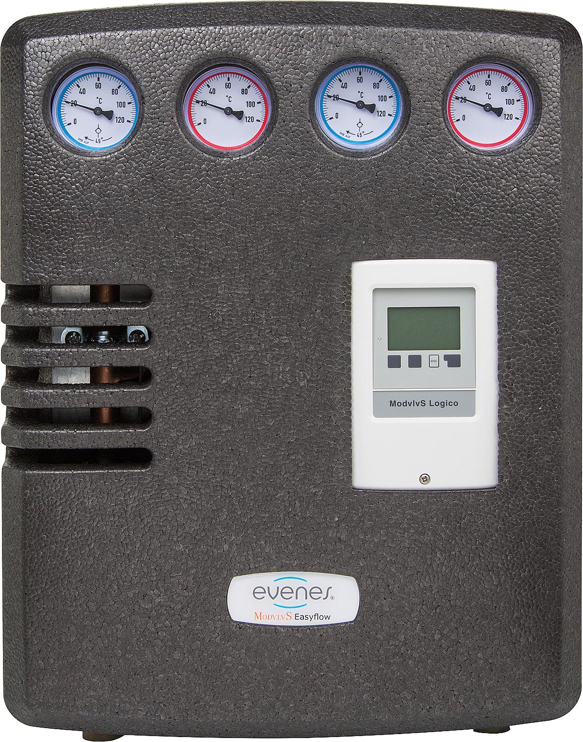 Hydraulic module Easyflow Logic direct circuit, mixing circuit hot water charging, control