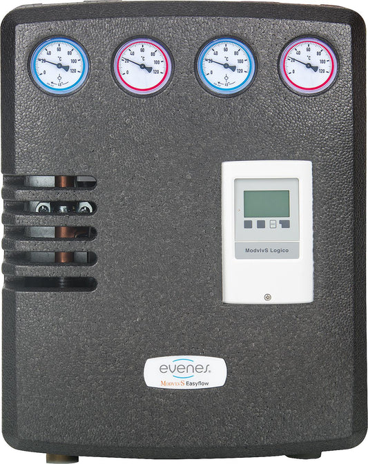 Easyflow Logic hydraulic module, direct circuit, mixing circuit with control.