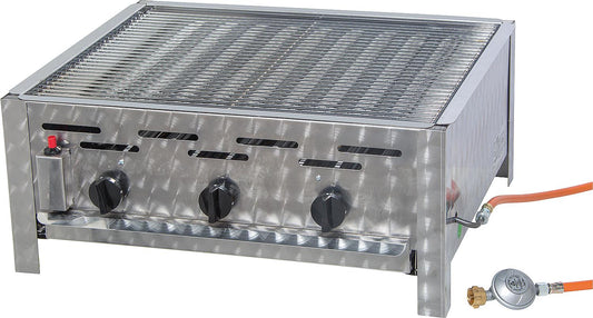 Gastrobräter Profi 3 inkl. Rost,Schlauch und Regler
