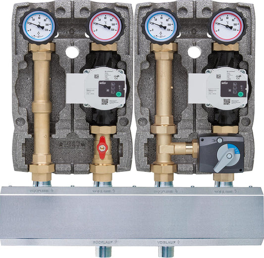 Module distribution group Easyflow 1xdirect circuit, 1xmixed circuit, type DiMi25