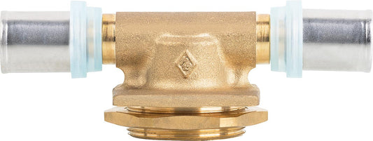 EVENES press fitting for MSVR wall angle for series connections, 16x2-1/2"-16x2