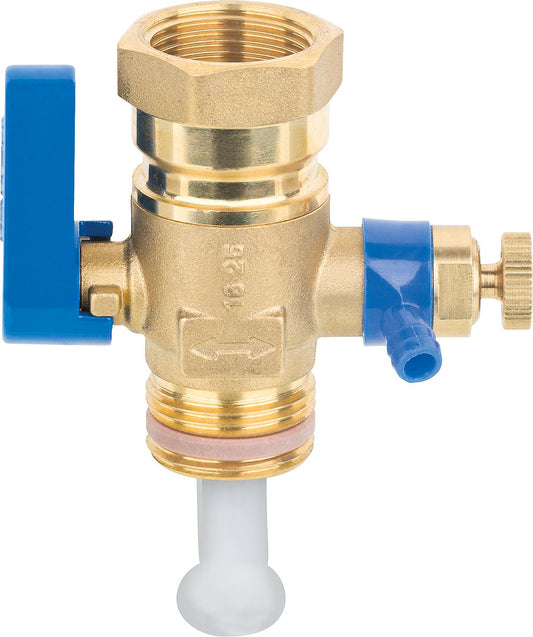 Ball valve with flow jet for SpeiSiGruCenter DN20(3/4")