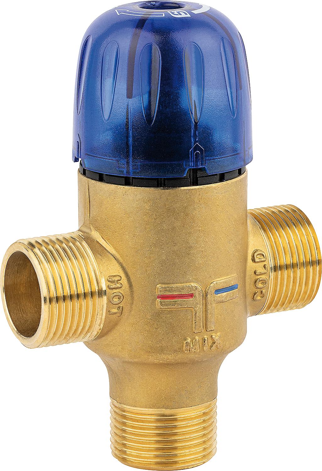 Thermostatisches Mischventil Novamix Value DN 15; 45-65°C 3/4", 26l/min, Kvs: 1,6