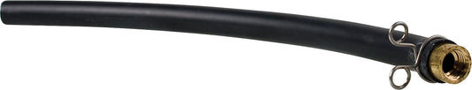 Drain hose with threaded connector