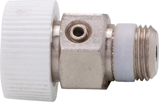 Manual air vent type 505 T size 1/8" chrome-plated brass