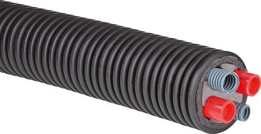 Microflex Duo heat pump connection set, 6m length DN32 (40x3.7) 145mm diameter