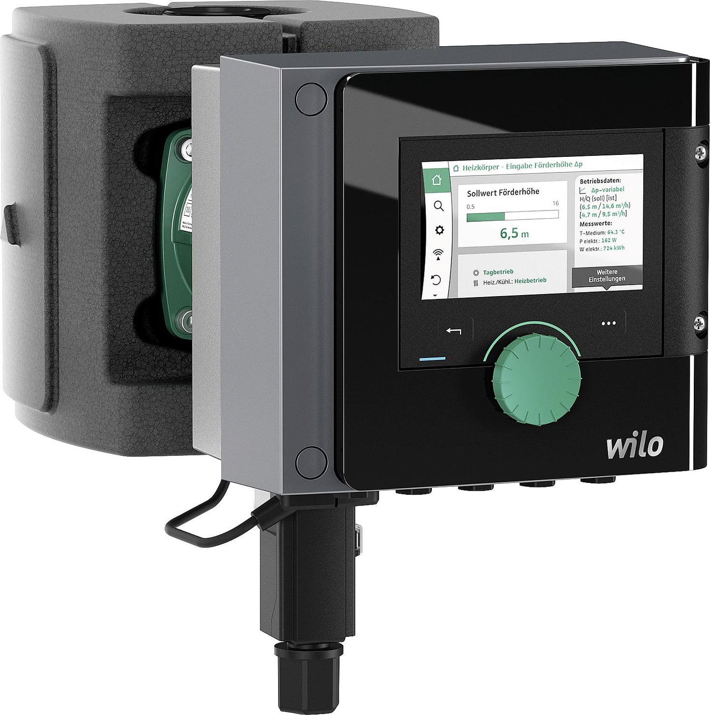 Wilo Stratos Maxo 25/0.5-4 (DE) circulation pump, PN10, DN25 (1"), BL:180mm, 230V