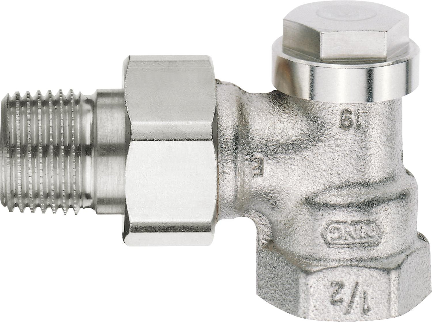 Honeywell Verafix return fitting, angled, DN10 (3/8")