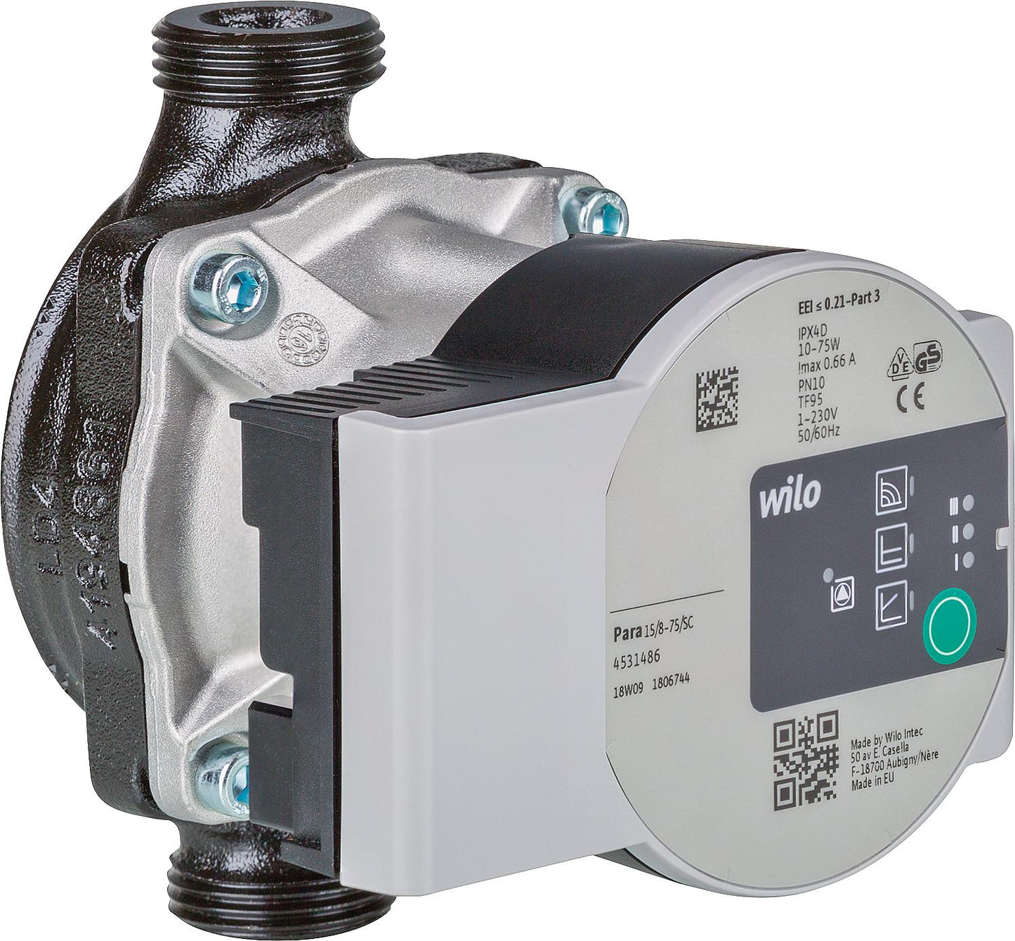 Pompe de circulation Wilo Para 15/8 SC