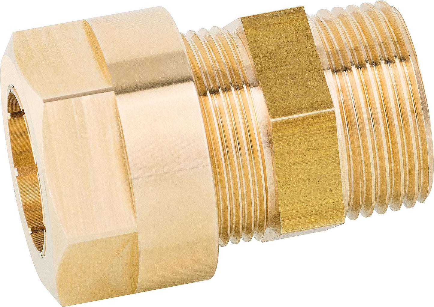 Clamp connector with male thread 20mm x 3/4"
