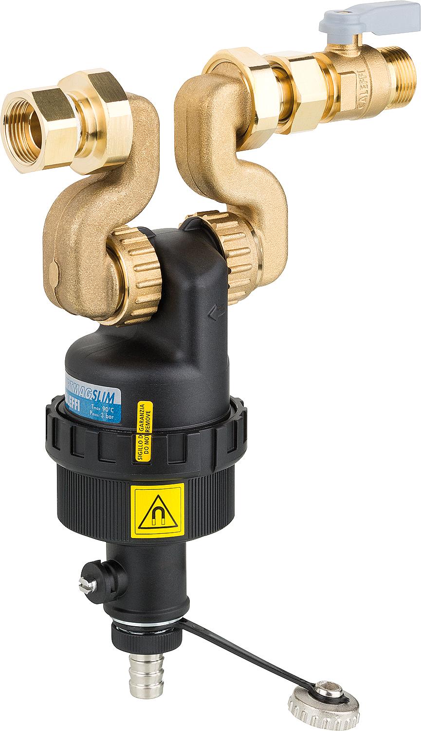 Magnetit- und Schlammabscheider DIRTMAGSLIM Typ 545455 Vaillant Unterputz DN20(3/4") AG x DN20(3/4") ÜM
