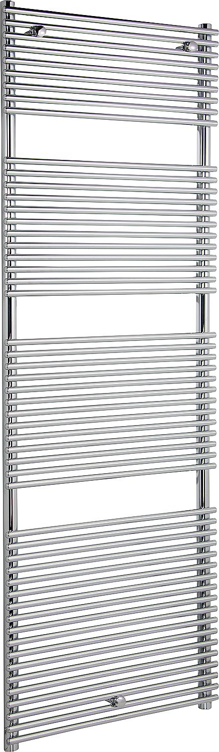 Ragusa towel radiator, chrome finish, H x L = 1738 x 600 mm