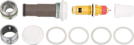 Valve insert set right for valve block element