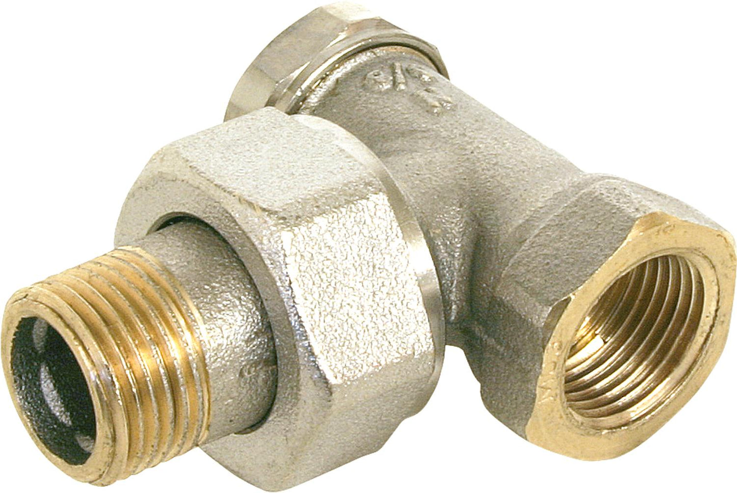 Return fitting DN10 (3/8"), corner version