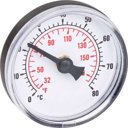 Thermometer 0-80°C, passend für Durchgangskugelhahn 90 045 96-99