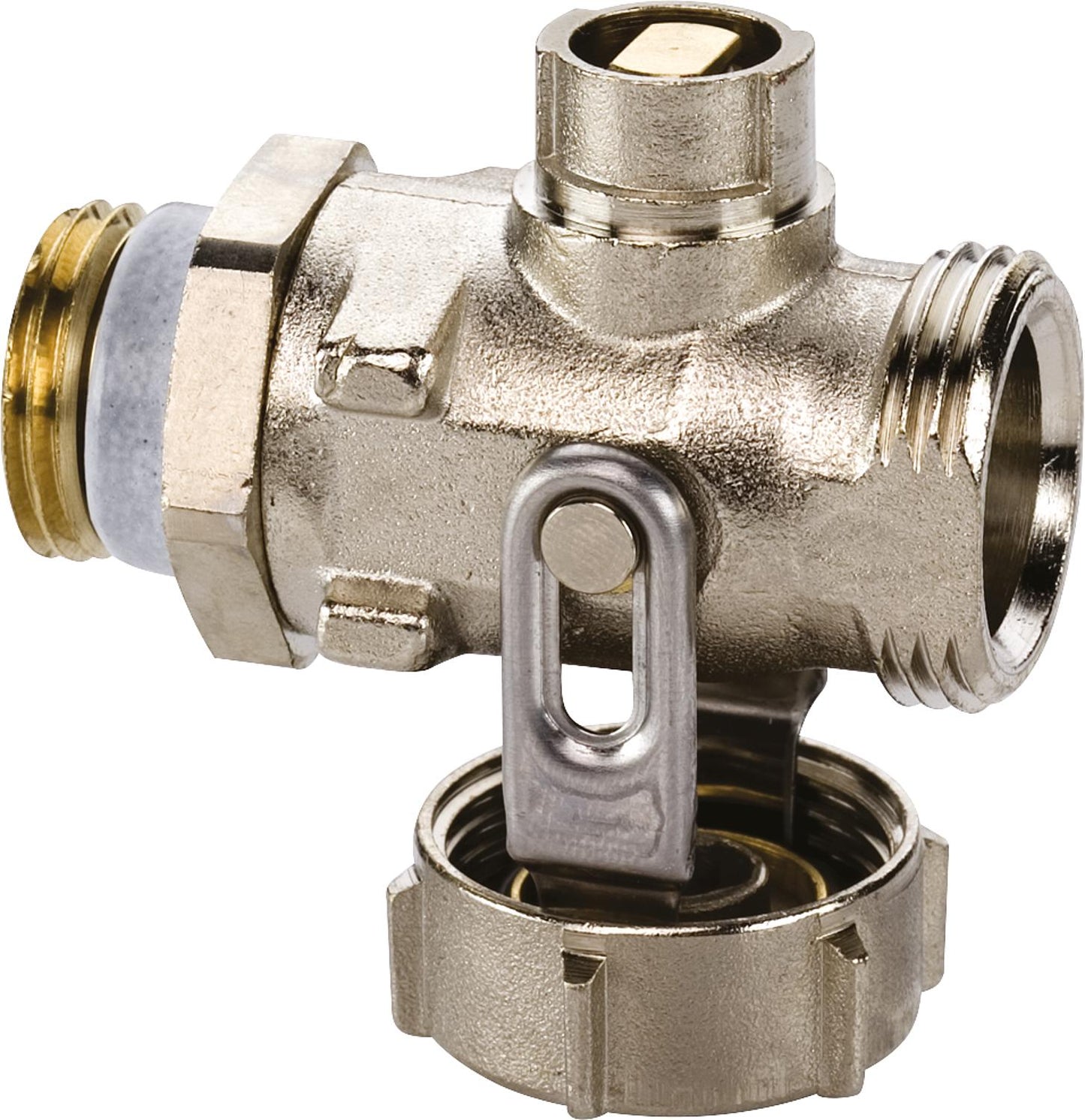 Vanne à bille KFE PN 16 sans poignée ailettes, version 1/2", Dg v / sn