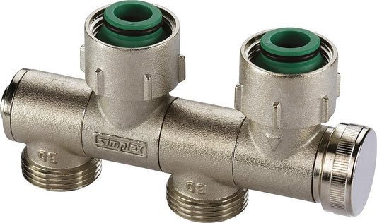 VarioCon-Hahnblock Typ FE2 mit 3/4´´ AG